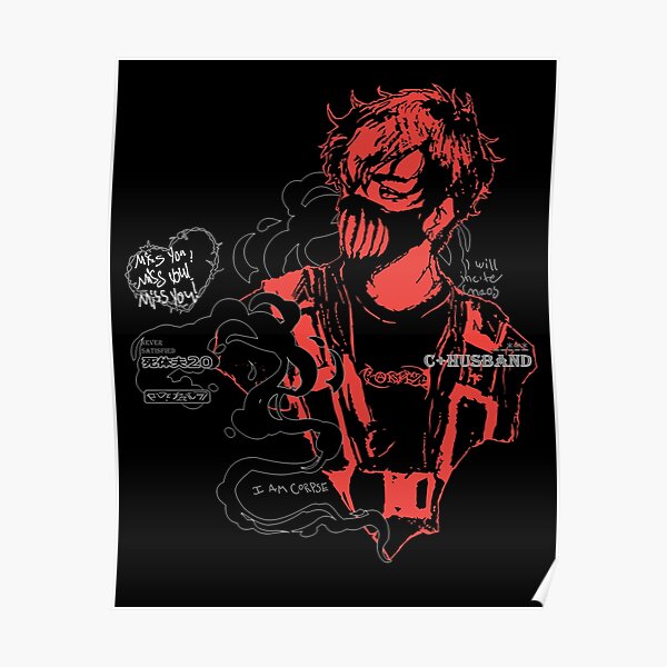 Corpse Husband Design | I will incite chaos Poster RB2605 product Offical Corpse Husband Merch