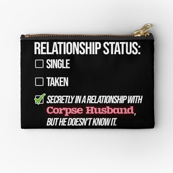 Relationship with Corpse Husband Zipper Pouch RB2605 product Offical Corpse Husband Merch