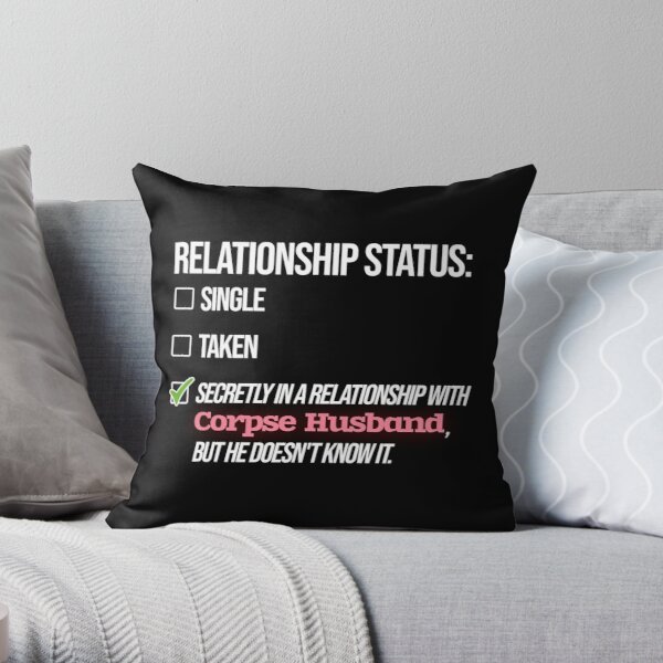Relationship with Corpse Husband Throw Pillow RB2605 product Offical Corpse Husband Merch