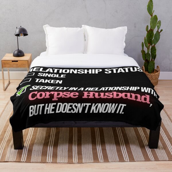 Relationship with Corpse Husband Throw Blanket RB2605 product Offical Corpse Husband Merch