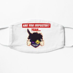 Corpse husband -Are you imposter ? Flat Mask RB2605 product Offical Corpse Husband Merch