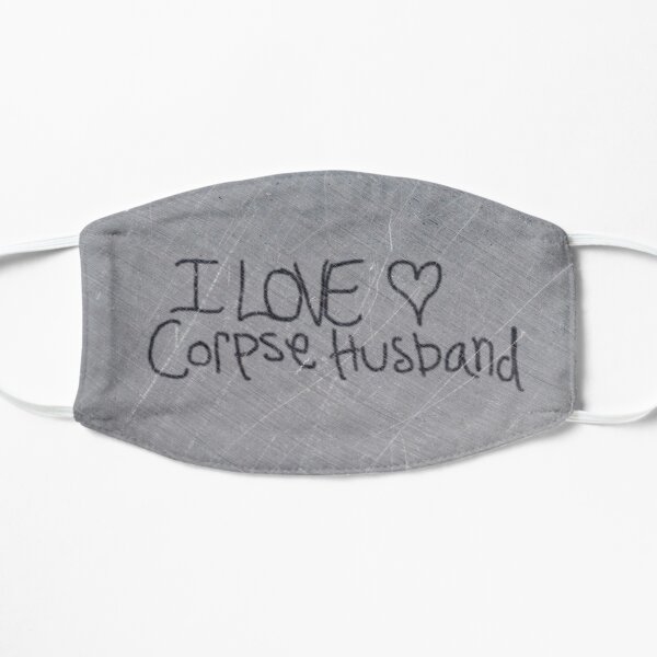 I love Corpse Husband Flat Mask RB2605 product Offical Corpse Husband Merch