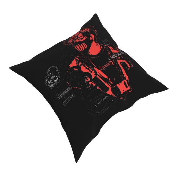 Corpse Husband Red Pillow Case Home Decorative Cushions Throw Pillow for Car Polyester Double sided Printing 1 - Corpse Husband Merch