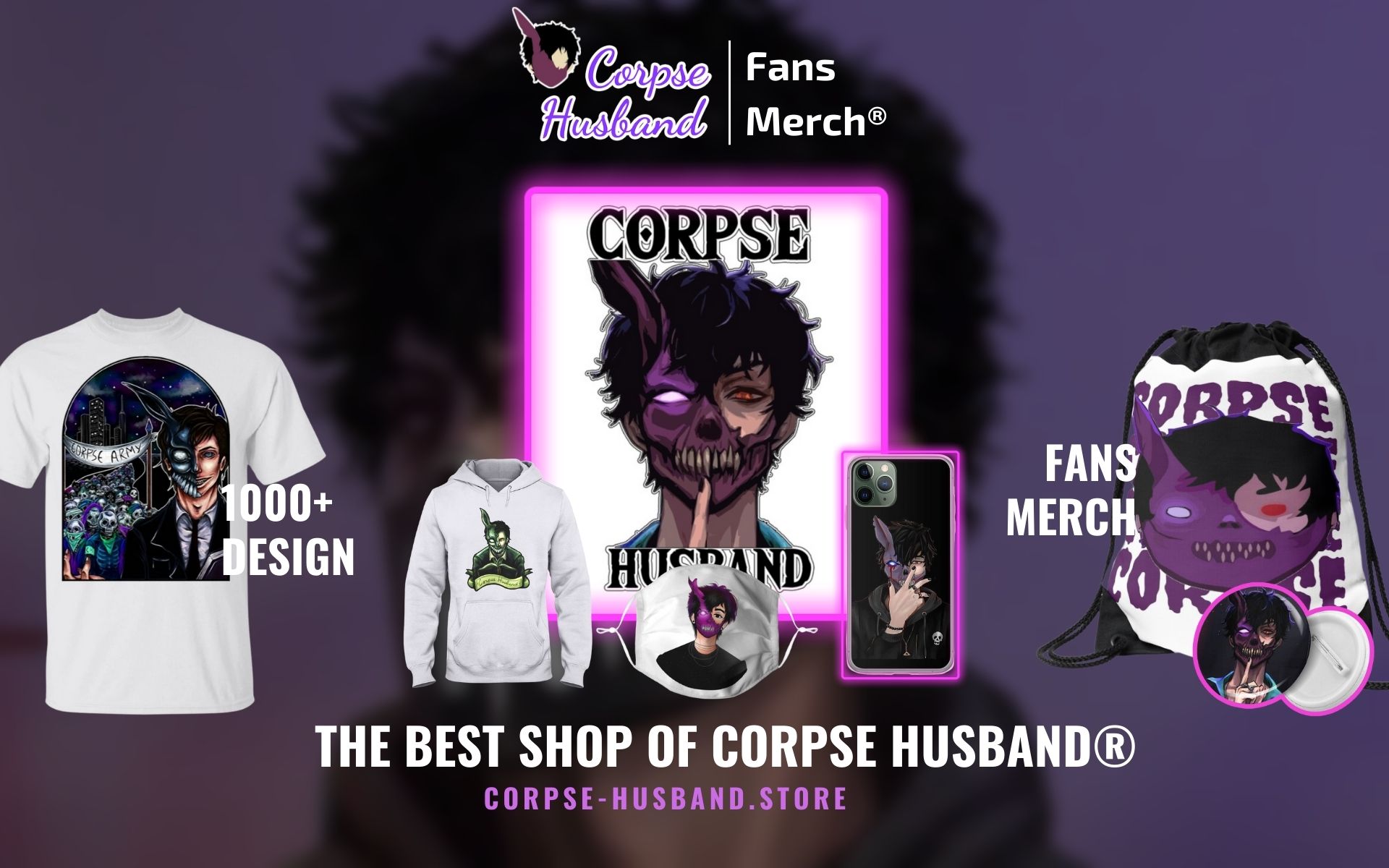 Corpse Husband Merch Web Banner - Corpse Husband Merch