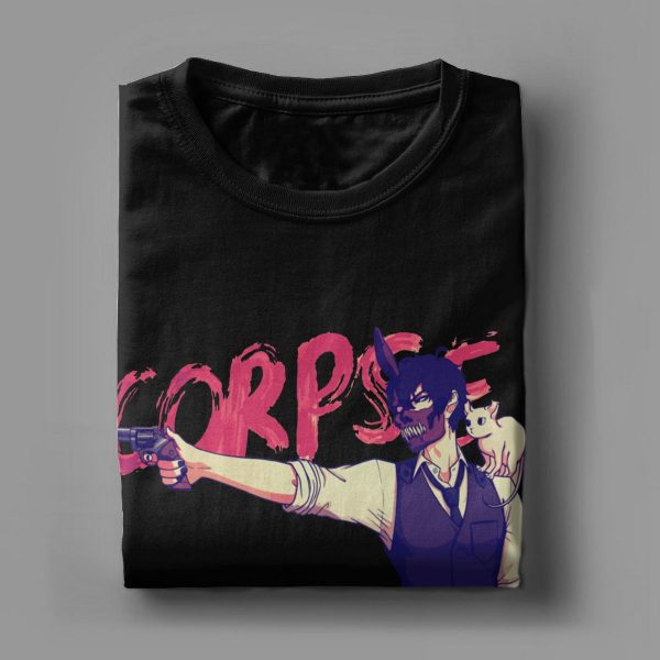 Corpse Husband And Bingus T Shirt for Men Women Gaming Casual Pure Cotton Tee Shirt Crewneck 2 - Corpse Husband Merch